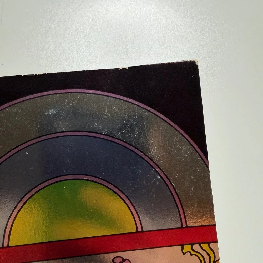 PETER MAX Vintage Greeting Cards Yellow Silver Psychedelic Pop Art Vintage Love